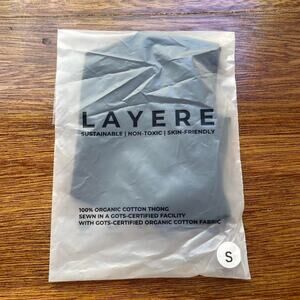 LAYERE Thong - Size SMALL - 100% Organic Cotton